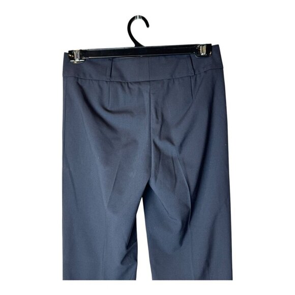 Boss Hugo Boss‎ Pants Women 2 Blue Wool Straight Leg Trousers Career Corpcore - Picture 4 of 10